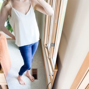 Banana Republic Cream V Neck Cami XL